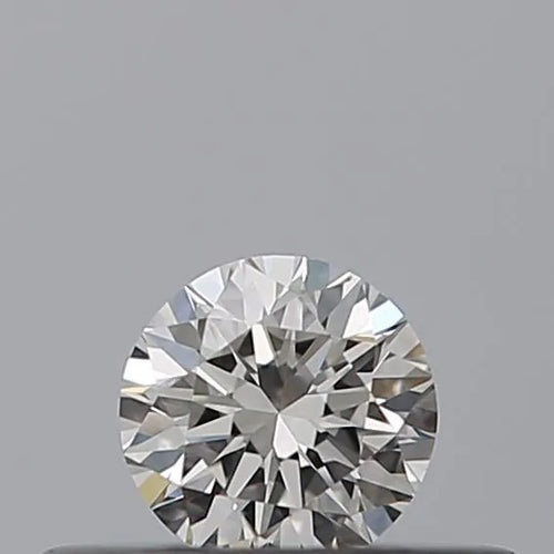 0.19ct Round Natural Diamond (Colour E, Clarity IF, Cut VG, IGI Certified)