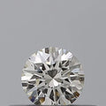 0.20ct Round Natural Diamond (Colour G, Clarity IF, Cut EX, IGI Certified)