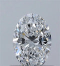 0.50ct Oval Natural Diamond (Colour D, Clarity IF, Cut EX, GIA Certified)