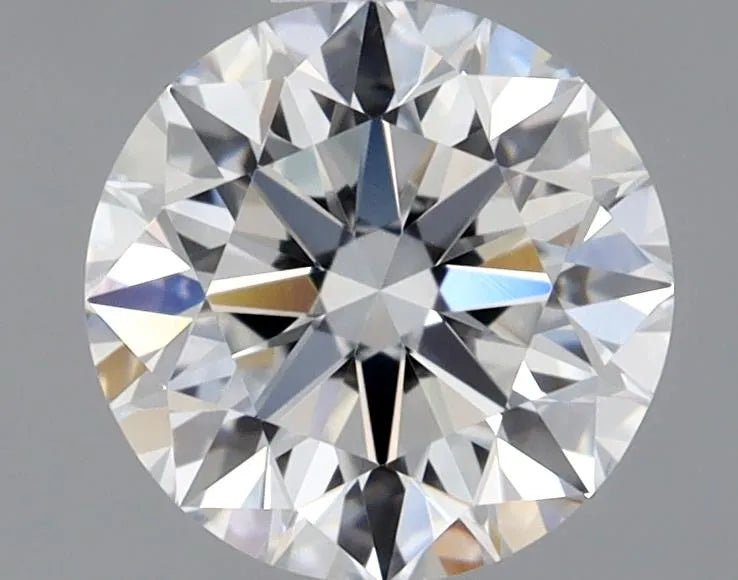 0.74ct Round Natural Diamond (Colour D, Clarity FL, Cut EX, GIA Certified)