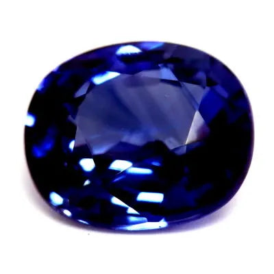 0.91ct Cushion Natural Sapphire (Colour Blue, Clarity Slightly Included, Cut Faceted)