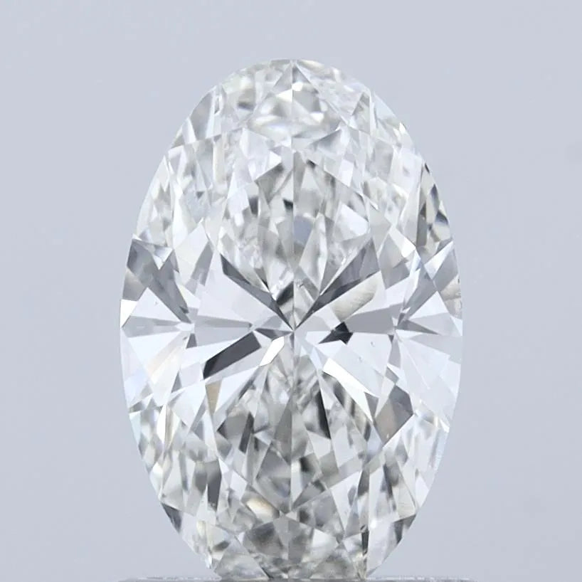 1.00ct Oval Lab Grown Diamond (Colour G, Clarity VS2, IGI Certified)