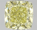 1.05ct Cushion brilliant Natural Diamond (Colour Fancy Yellow, Clarity IF, GIA Certified)