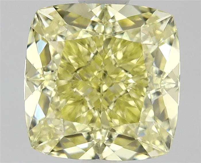 1.05ct Cushion brilliant Natural Diamond (Colour Fancy Yellow, Clarity IF, GIA Certified)