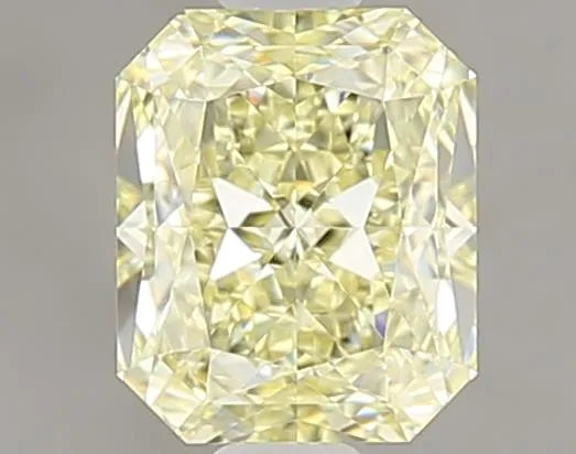 1.32ct Radiant Natural Diamond (Colour Fancy Light Yellow, Clarity IF, GIA Certified)