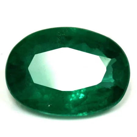 5.99ct Oval Natural Emerald (Colour Green, Clarity Slightly Included, Cut Faceted)